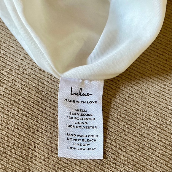 LULUS Palm Springs Sweetie White Knit Sleeveless Mini Dress ~ XS - Picture 4 of 4